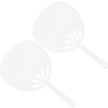 Käsituuletin DIY Kit 6 kpl Tyhjät minituulettimet taideprojekteihin ja kodin sisustukseen PVC-materiaali