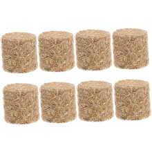 Tarjoa kasa heinää koristeluun Mini Fake 8 kpl Mini Simulation Decor nukkekodin miniatyyri olkipaali