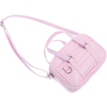 Nukkekäsilaukku Miniatyyri laukku nukeille Crossbody kukkaro Dollhouse Kädessä pidettävä laukku Nukketarvikkeet pukeutumisleikkiin