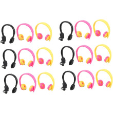 80 kpl Doll Mini Headset Nukke Dress-up Kuulokkeet Nukke Mini Headset Ornament