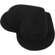 Vaihdettava pieni mokkanahkahattu alkion nukkehiuskoriste DIY-askartelu Lolitalle