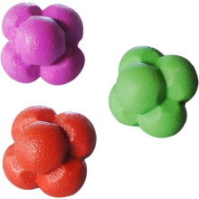Kuusikulmio 3 kpl Reaction harjoituspalloja kuntoharjoitteluun Random Color