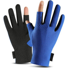 Ulkoilukäsineet Finger Cut Design Hengittävä Kevyt Auringonpitävä Mukava Pyöräilyyn Kalastukseen Kiipeily Fitness Kosketusnäyttö