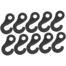 20 kpl Camping Movable Hook Telttatanko Koukku Ammattimaiset teltan johtokoukut