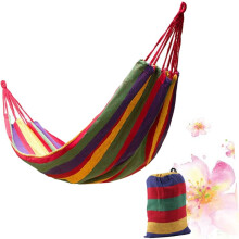 2 hengen kannettava riippumatto Canvas Rain Fly Camping riippumatto lepotuoli Kevyt ja helppo asentaa
