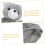 Cat Hand Puppet Marionettes Puppets Pp Cotton Grey 8