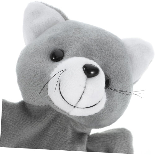 Cat Hand Puppet Marionettes Puppets Pp Cotton Grey 2