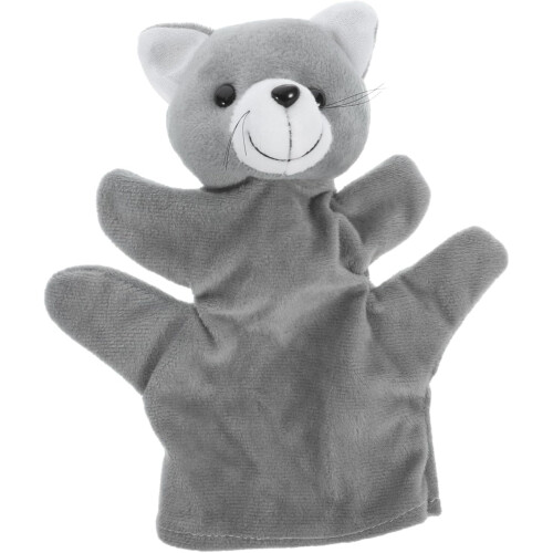 Cat Hand Puppet Marionettes Puppets Pp Cotton Grey