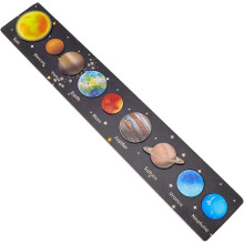 Koulutukselliset Solar System Puzzle Lelut Poikien ja tyttöjen kognitiiviset sovitustaulut, puiset
