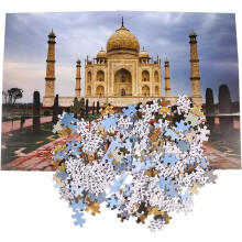 Opetuspaperipalapeli, 1000 pala Taj Mahal -pistosaha Luova kassakaappi pojille ja tytöille, parantaa kognitiivisia taitoja