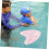 2kpl uimalauta Lasten potkulaudan uintipeli Kickboard Swim 3