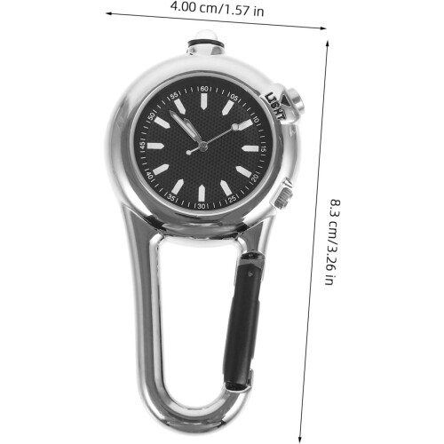 Outdoor Watch Carabiner Taskukello Riippuva kellon monitoimikello 1