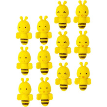 36 kpl Bee Eraser Pyyhkimet Lyijykynät Mini Hyödylliset Maalaustyökalut Paperitavarat Paperitarvikkeet Keltainen