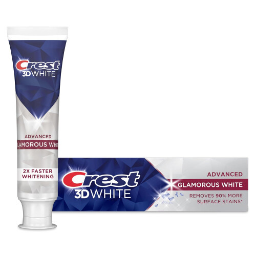 Crest Crest 3D White Advanced Glamorous White Toothpaste, 3.3 oz / 93 g