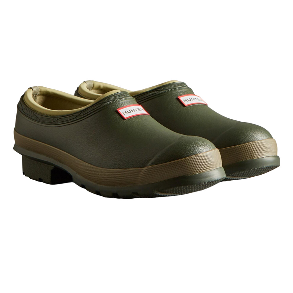 (3 UK, Dark Olive/Clay) Hunter Womens/Ladies Neoprene Garden Clogs