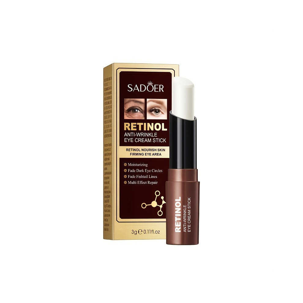 Bghone Cream (3G(0.11Oz)) Retinol Eye Stick. Improve Dry Skin Around The Eyes. Moisturizing And Firming Eye
