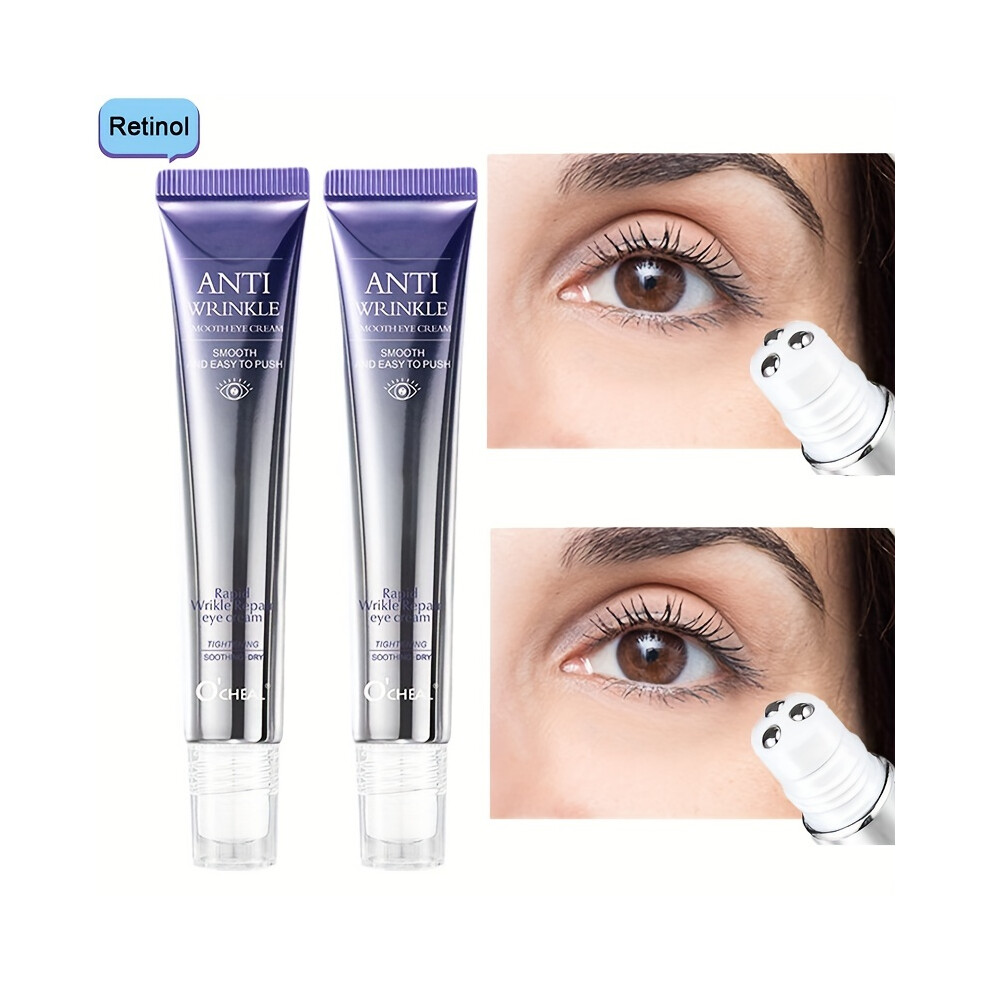 Bghone Cream (2Pcs Eye ) Smoothes Winkles Rolling Eye - Alcohol Free, Quick Drying, Hydrating Glycerin & Hyaluronic Acid, Firming & Refreshing