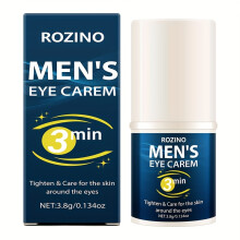 (3.8g) 3.8g Rozino Men'S 3-Minute Firming Eye Cream Stick - Moisturizing, Anti-Aging with Aloe Vera & Vitamin C, Smooths Fine Lines & Wrinkles