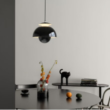 (H) Modern LED Pendant Light with Dimmable Tri-Color Settings - Sleek Nordic Design