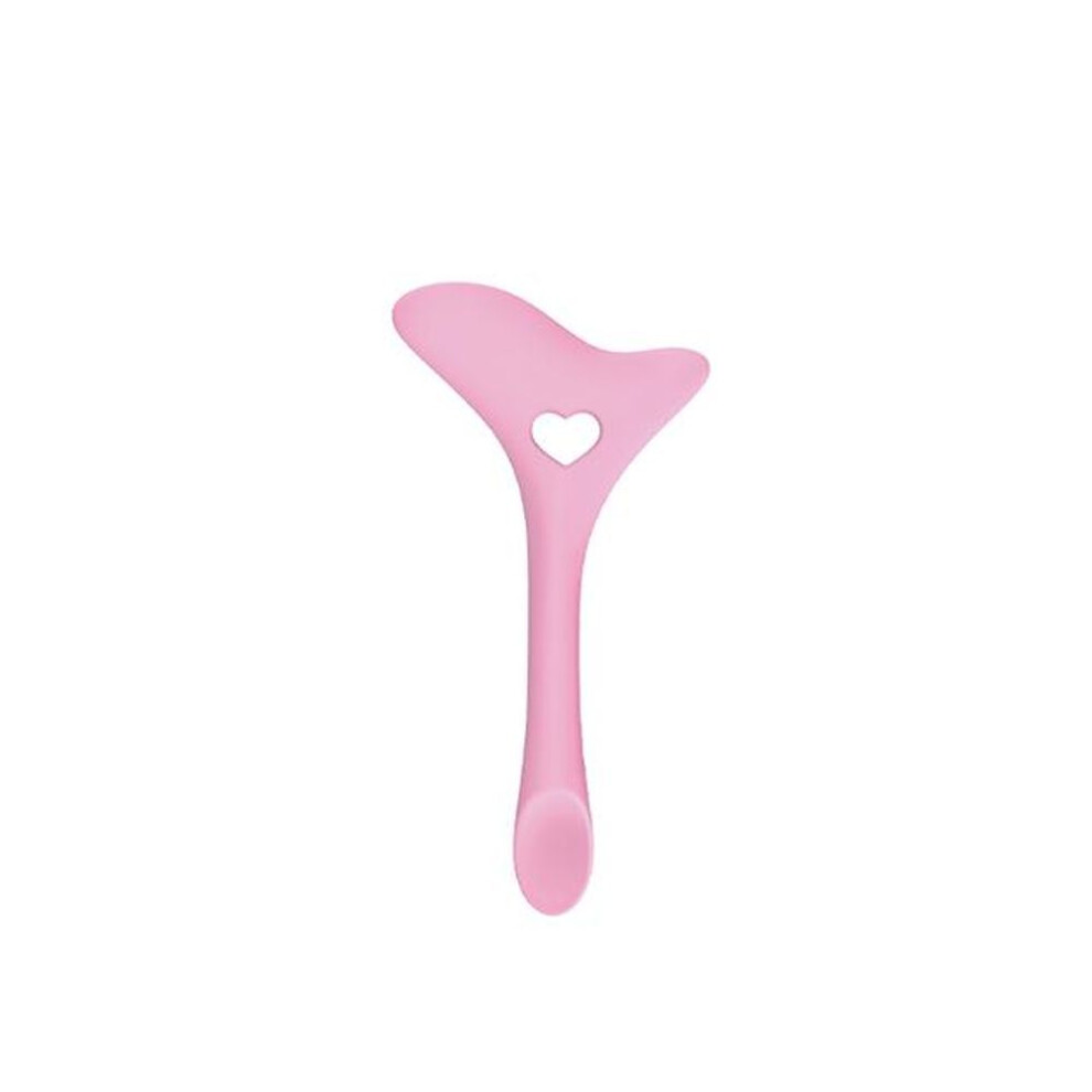 (pink, Full Size) Silicone Makeup Tool with Eyeliner Stencils and Wing Tips