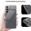 For Samsung Galaxy S25 Clear Back Case Cover and Tempered Glass Screen Protector 13