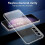 For Samsung Galaxy S25 Clear Back Case Cover and Tempered Glass Screen Protector 10