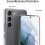 For Samsung Galaxy S25 Clear Back Case Cover and Tempered Glass Screen Protector 12