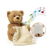 30cm Peek A Interactive Kids Gift Soft Toy Doll Boo Plush