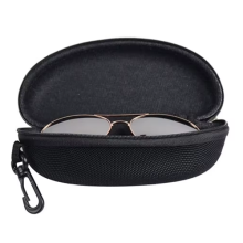 Sunglasses Reading Glasses Carry Bag Hard Zipper Box Black