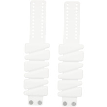 Silikoniset painohihnat Rannepainot Jooga Pilates Aerobic Juoksu Valkoinen 900g Pari