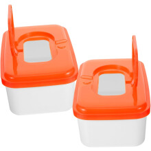 Vauvanpyyhkeiden pidike 2 Pack Pyyhkeiden annostelijan kansi Tilaa säästävä kudoslaatikko Tuore säilytys vauvan aikuisten pyyhkeille Väri
