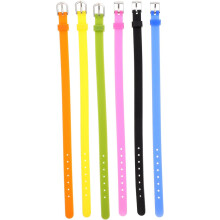 Silikoni kellon ranneke DIY Kit 6 kpl geelikellon rannekorun koristehihnat rannekelloon