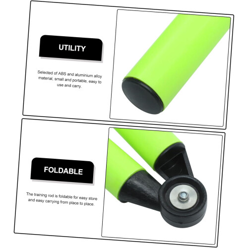 Professional Training Tool 2 Pack Football Training Equipment Soccer Rod 2