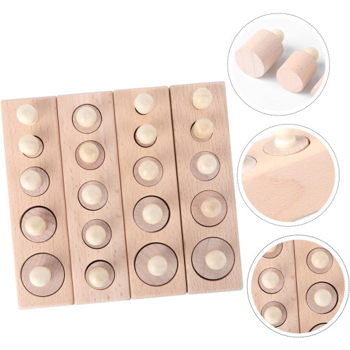 Senses Memory Matching Chess for Sense Early Development sylinterin kanta Bambu 1