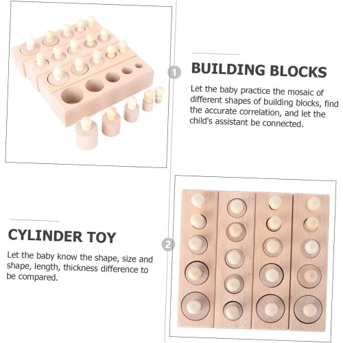 Senses Memory Matching Chess for Sense Early Development sylinterin kanta Bambu 2