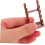 2pcs Model Display Stand Sword Stand Universal Holder for Sword Wand Display Holder Plastic Brown 8