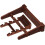 2pcs Model Display Stand Sword Stand Universal Holder for Sword Wand Display Holder Plastic Brown 1