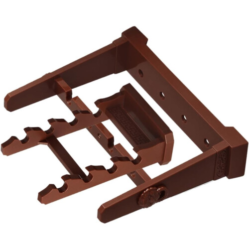 2pcs Model Display Stand Sword Stand Universal Holder for Sword Wand Display Holder Plastic Brown