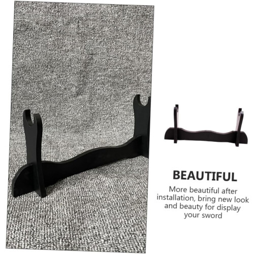 Black Acrylic Stand Delicate Holder Desktop Storage Stand Home Decor Rack 2