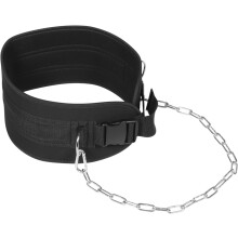 Glutes Belt Adjustable Weight Lifting Belt with Chain for Fitness Straps Exercises Weighted Dip Belt