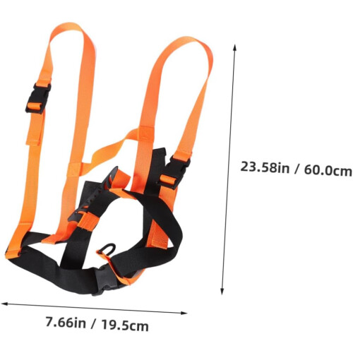 Skiing Traction Strap Handle for Turns Ski Training Harness 2