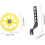 1 Set Professional Replaceable Train Wheels for Bikes Wear Resistant Auxiliary Stabilisers 2