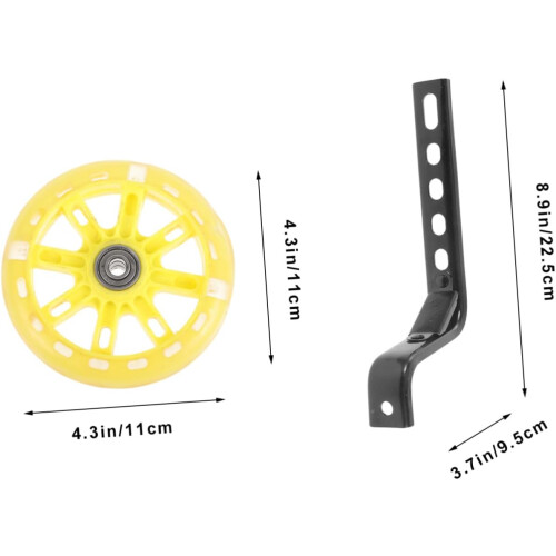 1 Set Professional Replaceable Train Wheels for Bikes Wear Resistant Auxiliary Stabilisers 1