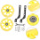 1 Set Professional Replaceable Train Wheels for Bikes Wear Resistant Auxiliary Stabilisers 7
