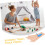 Solid Wood Construction Wooden Train Track Blocks for Toddlers Creativity Track 3