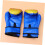 PU Boxing Gloves and Mitts with Flame Pattern Training Gloves f 8