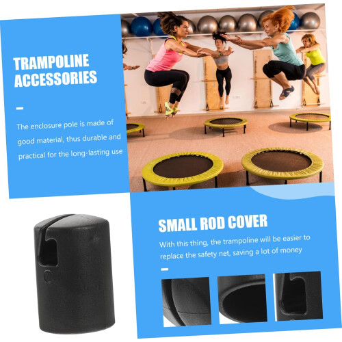 1set Trampoline Cover Trampoline Clip Trampoline Enclosure Pole Cap 2