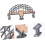 Educational Rail Accessory Set for Kids Train Scene Model Accessories Toy 3