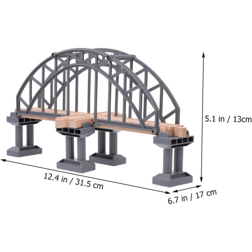 Educational Rail Accessory Set for Kids Train Scene Model Accessories Toy 1