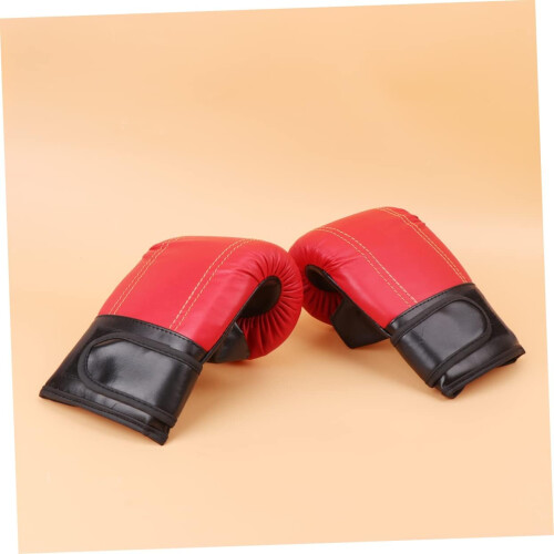 Kickboxing Strike Pad Kick Boxing Optimal Absorbency Boxing Gloves Red Sewing 1
